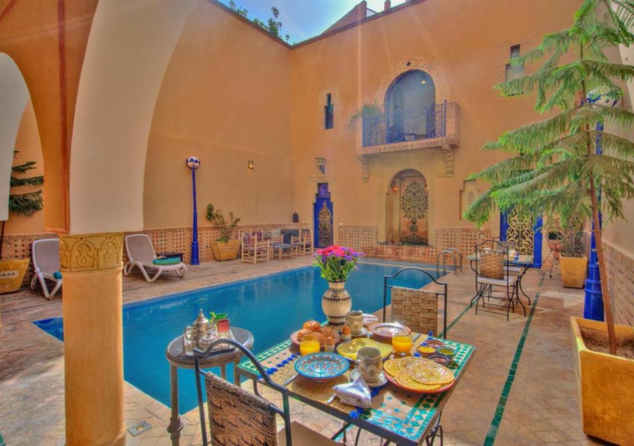 Riad La Villa Bleue & Spa Marrakesch Exterior foto