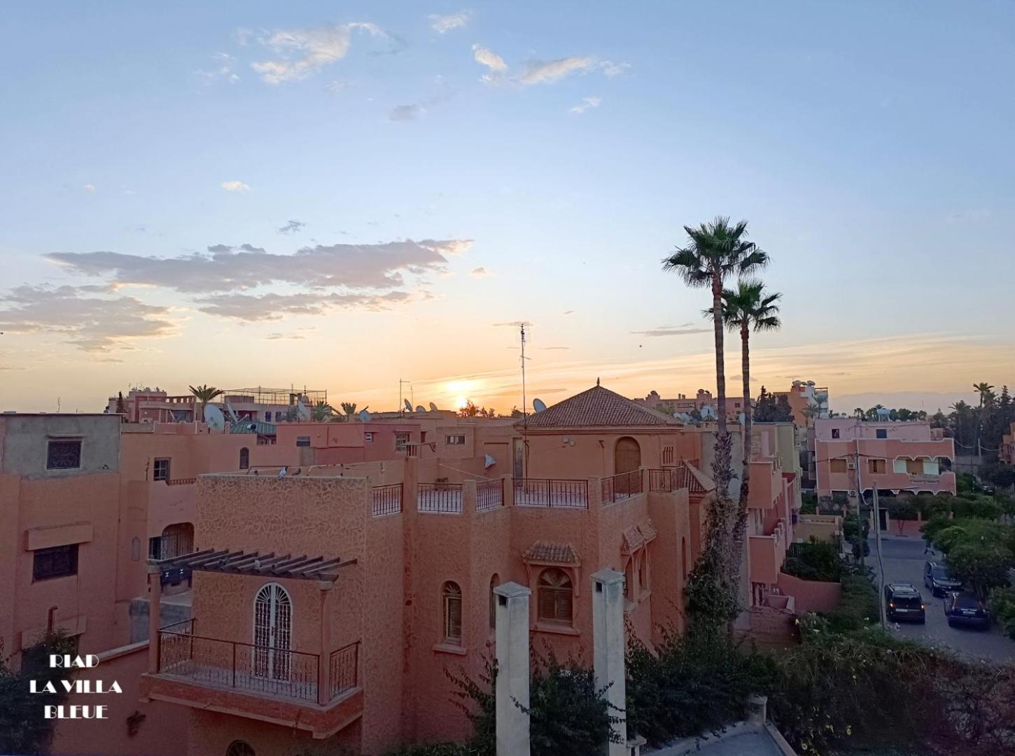 Riad La Villa Bleue & Spa Marrakesch Exterior foto