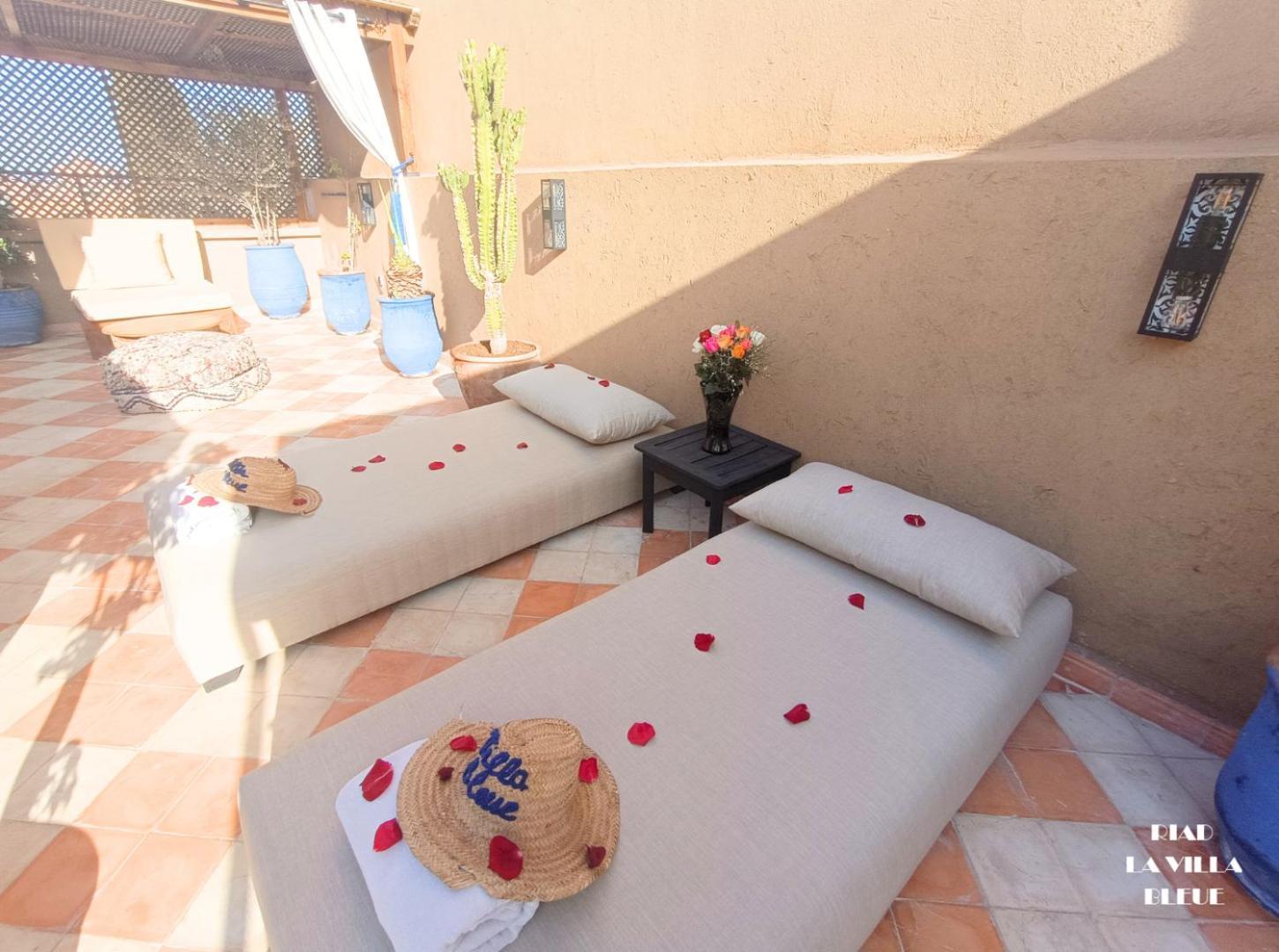 Riad La Villa Bleue & Spa Marrakesch Exterior foto